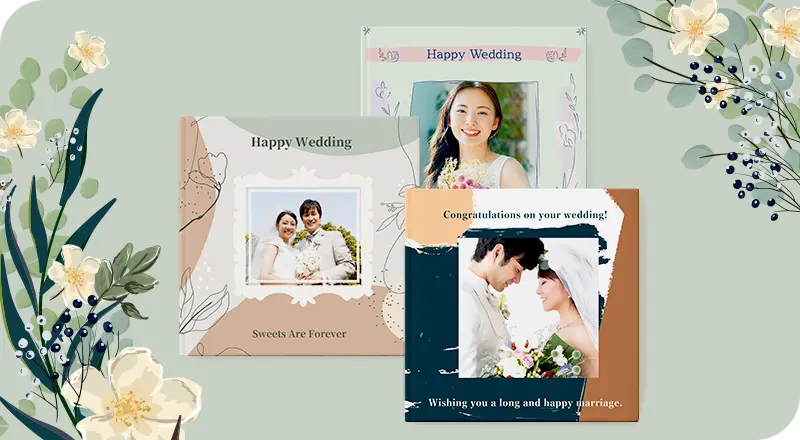 結婚祝いの寄せ書きテンプレート