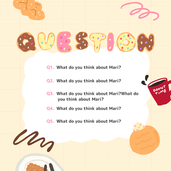 カラフルドーナツ画像３