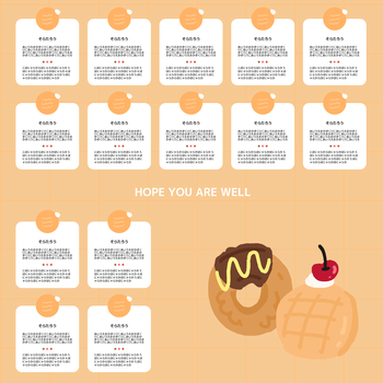 カラフルドーナツ画像６